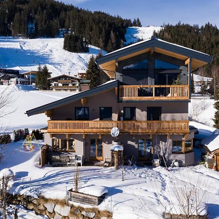 Ski In - Ski Out Panoramaferienhaus Breitmoos Neben Mittelstation 米特西尔 外观 照片