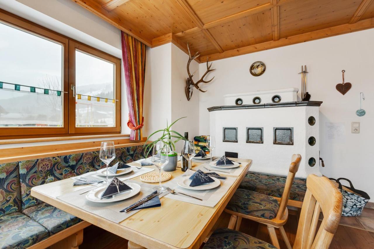 Ski In - Ski Out Panoramaferienhaus Breitmoos Neben Mittelstation 米特西尔 外观 照片