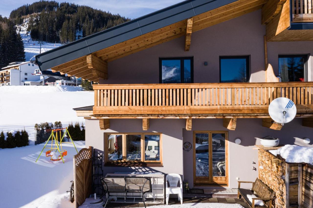 Ski In - Ski Out Panoramaferienhaus Breitmoos Neben Mittelstation 米特西尔 外观 照片